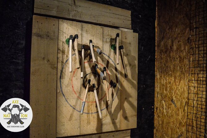 Axe Throwing Krakow in Axe Nation - best club in Poland - Axe Nation in Krakow: medieval cellar axe throwing that feels like an event