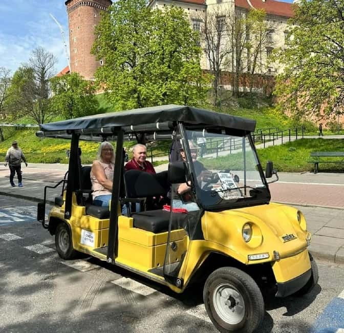 City Tour Cracow golf car plus Cruise on the Vistula River. - Planty Park and Szeroka Street, where you can actually buy something