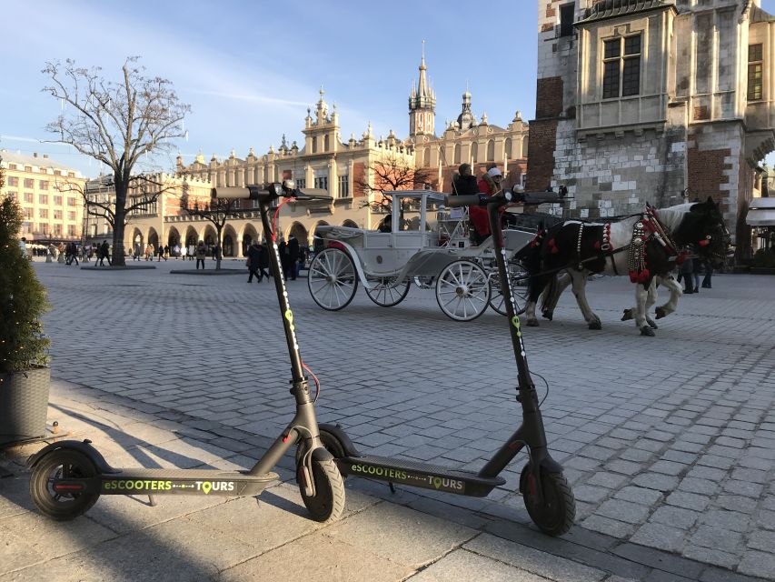 Electric Scooter Tour Krakow - Route overview: from Florian Gate to the Wawel Dragon and the river views
