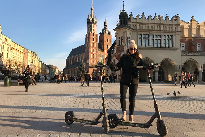 Electric Scooter Tours Kraków - Planty Park and Collegium Maius: from walls to learning