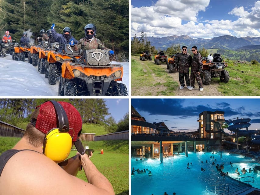 From Krakow: ATV/Snowmobile Ride, Shooting & Hot Springs - Price and value: what the $123 really covers