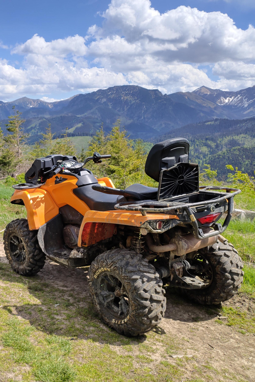 From Krakow: ATV/Snowmobile Ride, Shooting & Hot Springs - Off-road time: quad bikes in summer, snowmobiles in winter