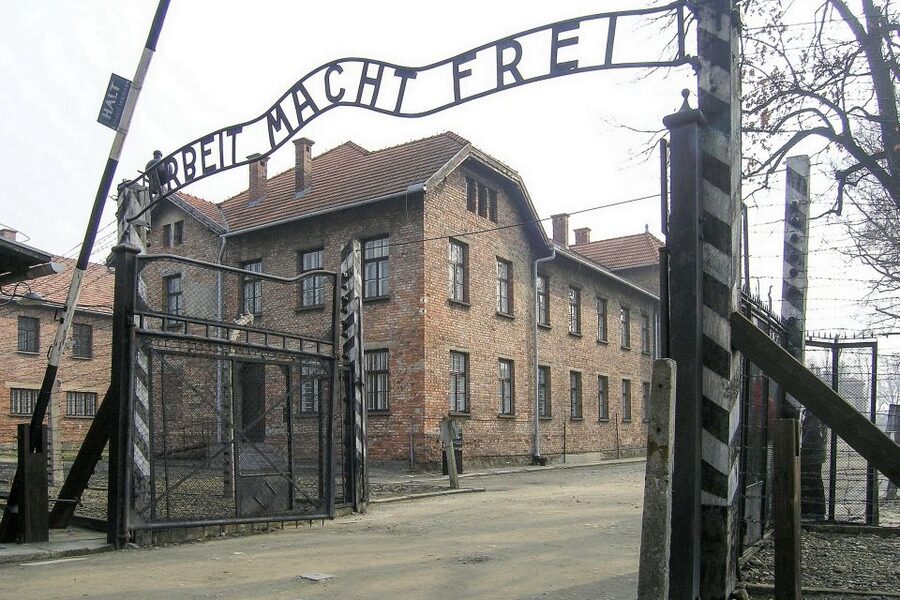 From Krakow: Auschwitz-Birkenau Guided Tour & Hotel Pickup - The Arbeit Macht Frei gate and Nazi symbols you will not forget