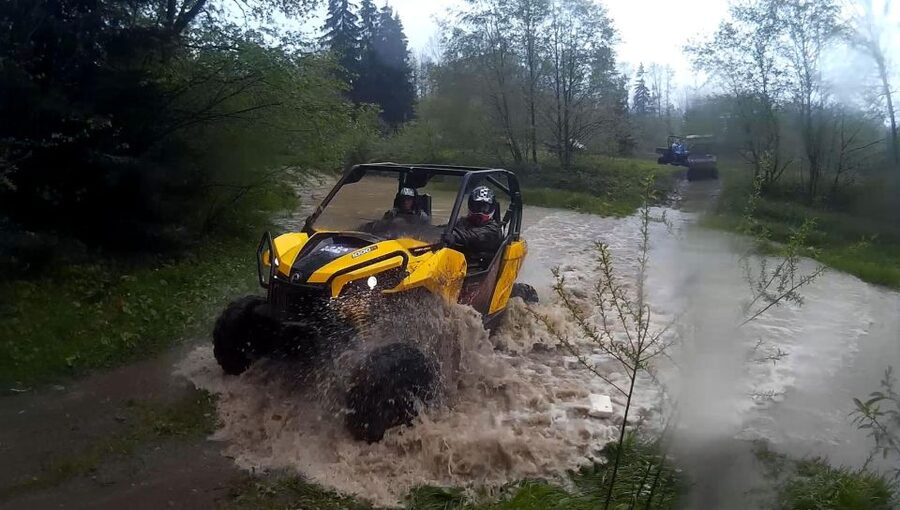 From Krakow: Off-road adventure and relax at thermal baths - Quad biking in the Tatra Mountains: Can-Am machines and real trail terrain