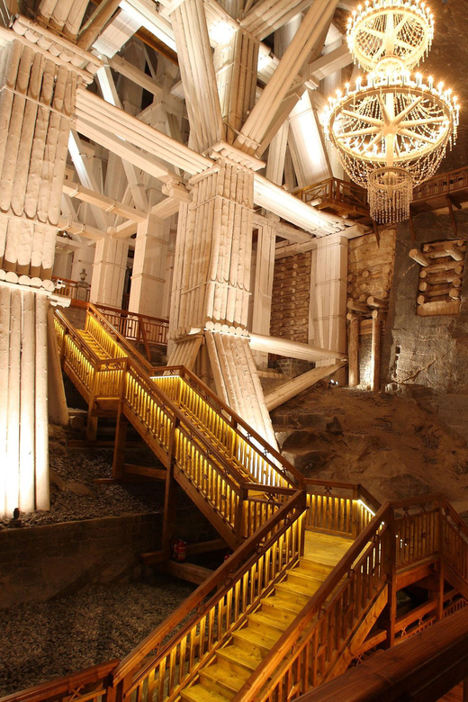 From Krakow: Salt Mine Guided Tour with hotel pick up - Underground route: nine levels, salt carvings, chapels, wooden structures, and a lake