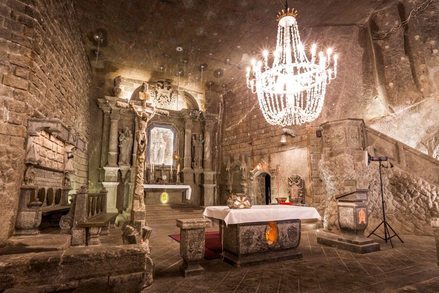 From Krakow: Wieliczka Salt Mine Half-Day Guided Tour - Steps, Downward Walking, and the Elevator Back Up