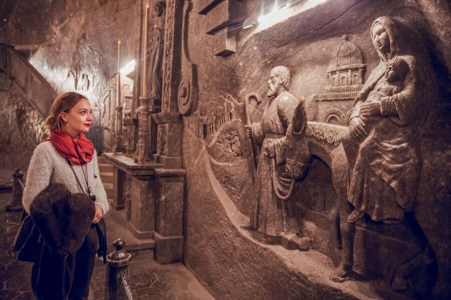 From Krakow: Wieliczka Salt Mine Tour - The Acoustic Moment and Chopin-Style Music in the Mine