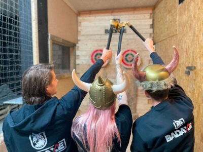 Axe Throwing Fun