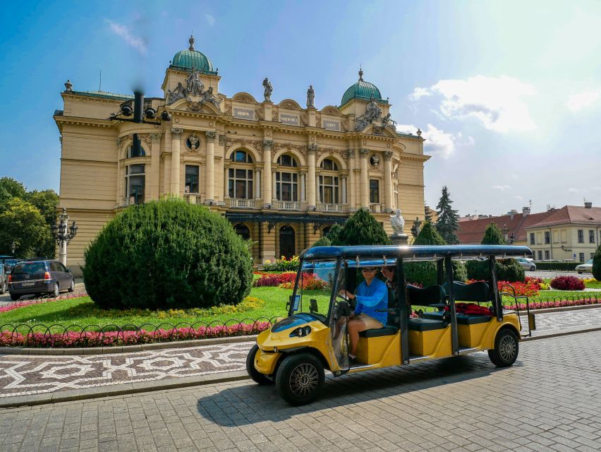 Krakow: City Sightseeing Tour by Electric Golf Cart - Former ghetto walls and Ghetto Heroes Square, finishing near Schindler’s Factory