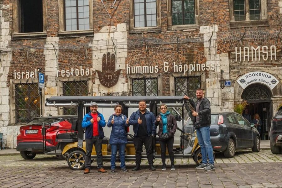 Krakow: City Sightseeing Tour by Shared or Private Golf Cart - How the guides and audio work: Polish and English live, multilingual audio