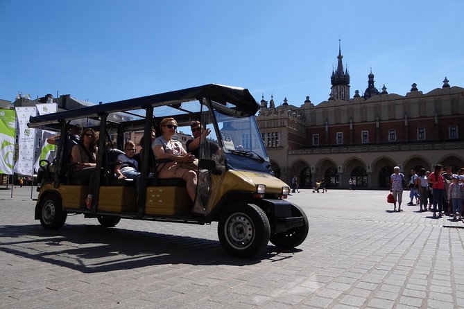 Krakow Grand City Tour by golf cart - All 3 districts - Kazimierz and the former Jewish Quarter: synagogues, Szeroka Street, and the New Square