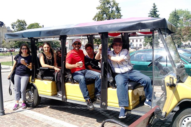 Krakow: Guided City Tour by Golf Buggy (with hotel pickup) - Ghetto Wall Fragment to Plac Bohaterow Getta, then Podgórze