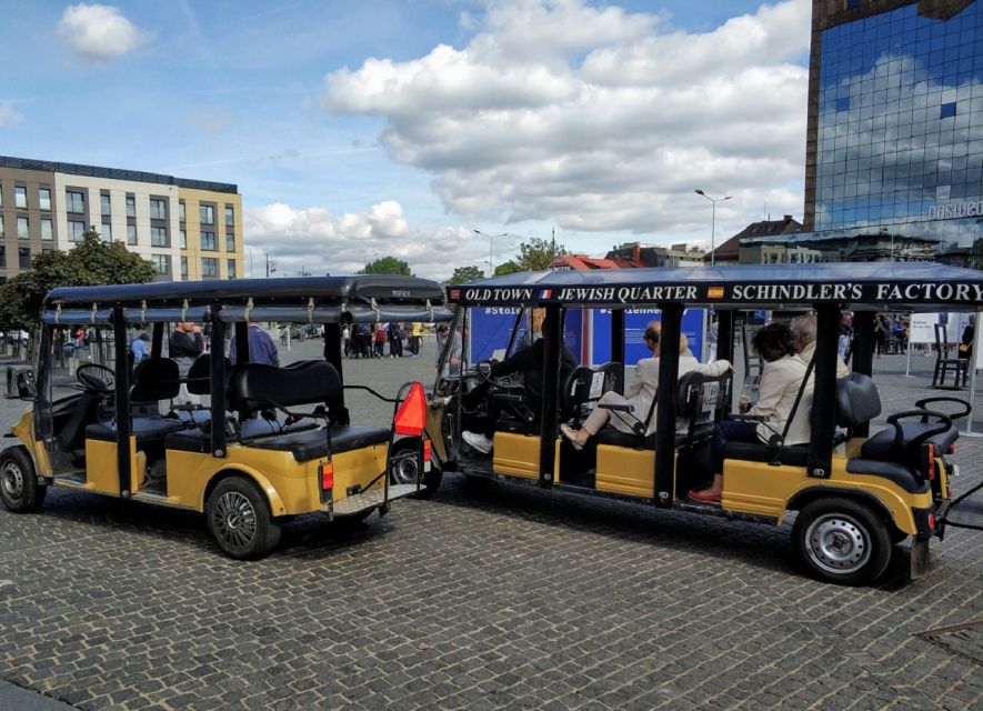 Krakow: Jewish Quarter and Ghetto Electric Golf Cart Tour - Audio Guide vs Live Driver Commentary: How You Get the Story