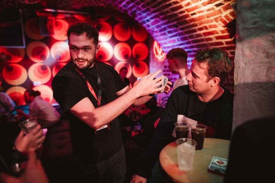 Krakow: Pub Crawl with 1 Hour of Unlimited Alcoholic Drinks - The Power Hour: Unlimited vodka, beer, rum, gin, whisky, plus games and magic