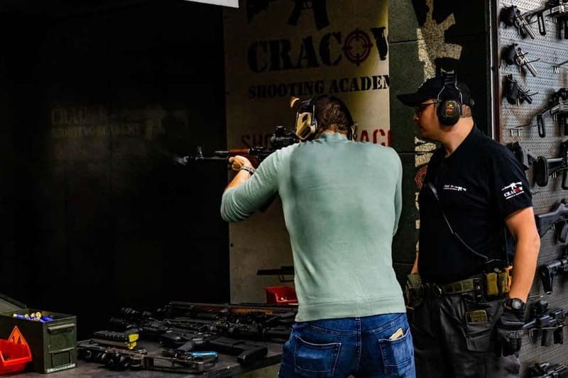 Krakow: Shooting Range with AK-47 Experience & Hotel Pickup - Choosing your package: AK-47, Glock, Uzi, and shotgun