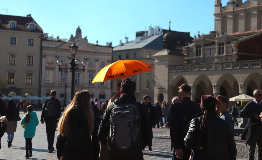 Krakow: The Old Town Walking Tour - Main Market Square: medieval scale you can feel on your feet