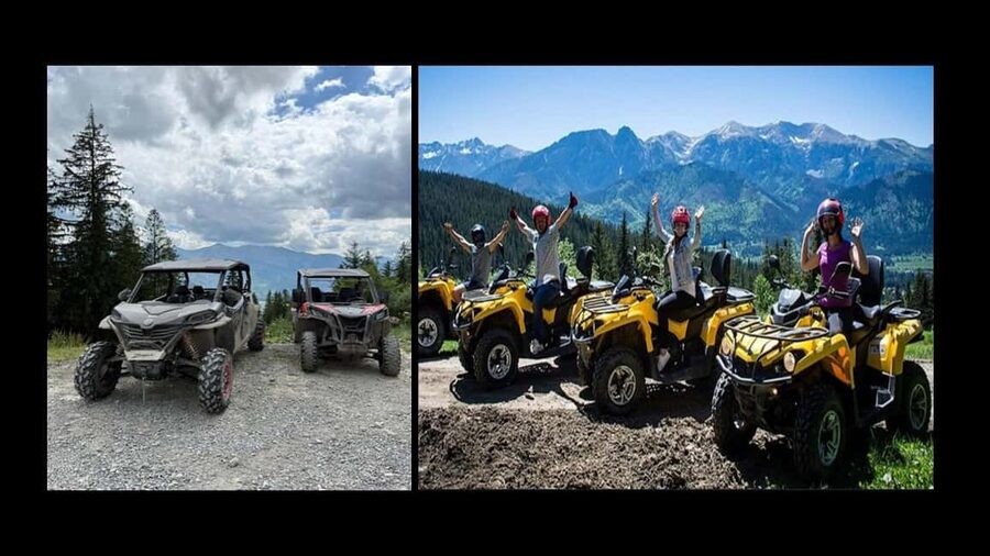 Krakow: Zakopane, Quad & Thermal Baths Tour w/ Pickup Option - Quad biking in the Tatra foothills, scenic vs extreme routes
